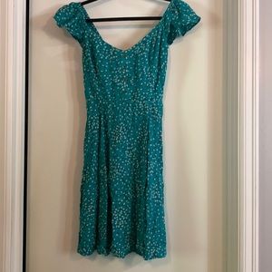 Turquoise Billabong mini cotton dress.